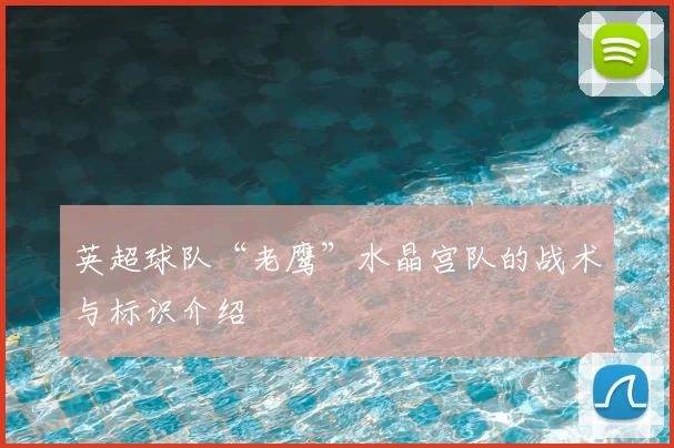 英超球队“老鹰”水晶宫队的战术与标识介绍