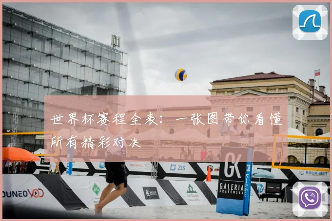 世界杯赛程全表:一张图带你看懂所有精彩对决